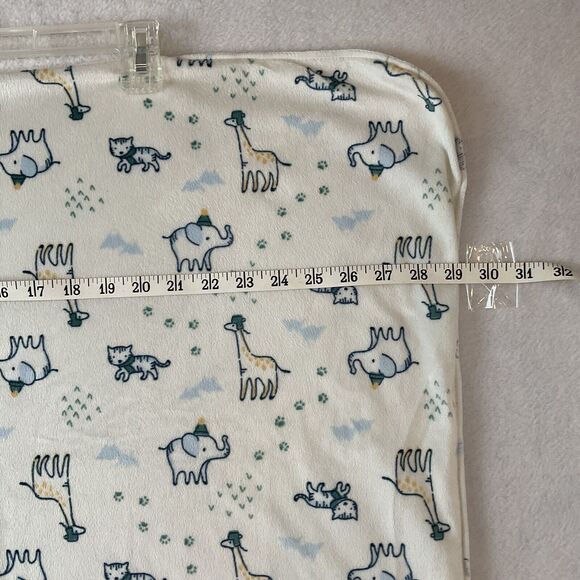 Kyle & Deena Baby‎ Blanket Animals Elephant Giraffe Soft Plush Front Sherpa Back - Picture 9 of 16